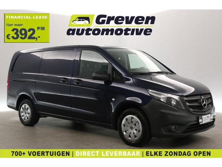 Mercedes-Benz Vito 114 CDI Lang | Aut. | Airco | Cruise |, Auto's, Bestelauto's, Automaat, Diesel, Blauw, Euro 6, Mercedes-Benz