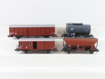 Roco H0 - 44054 - Modeltrein goederenwagonset (1) - 4-delige, Nieuw