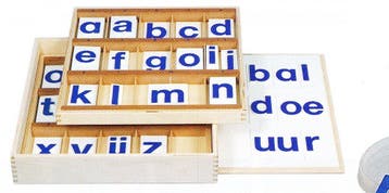 Magnetische reliëfletters a-b-c (zie omschrijving), Verzenden, Nieuw