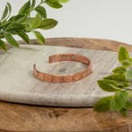 Koperen gezondheids-klemarmband met 6 magneten, Ophalen of Verzenden, Nieuw