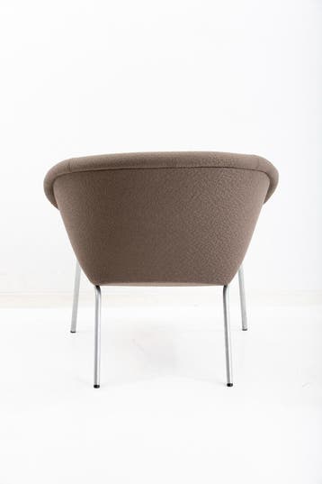 Walter Knoll 369 design fauteuil taupekleurig, Kantine of Aula, Ophalen of Verzenden, Gebruikt, Stoel