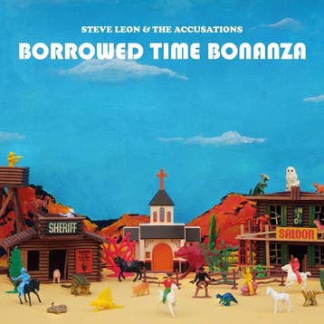 lp nieuw - steve leon &amp; the accusations- - BORROWED T..., Verzenden, Zo goed als nieuw, Overige formaten