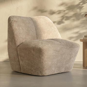*WOONWINKEL* Moderne Fauteuil Beige, Verzenden, Nieuw, Stof