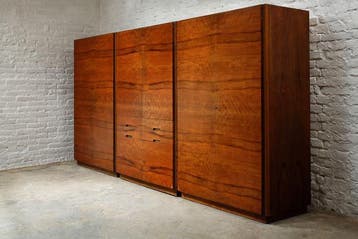 3,6 meter brede Slaapkamerset Vintage Strak 1960 Design, Gebruikt, Tweepersoons, Sixties seventies midcentury
