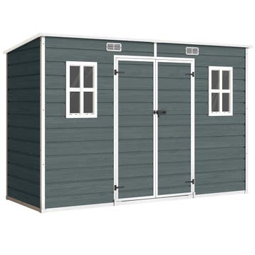 Tuinhuis 3,2m², Tuinschuur Met Zadeldak, 303x123x197cm Met R, Tuin en Terras, Planten | Bomen, Verzenden