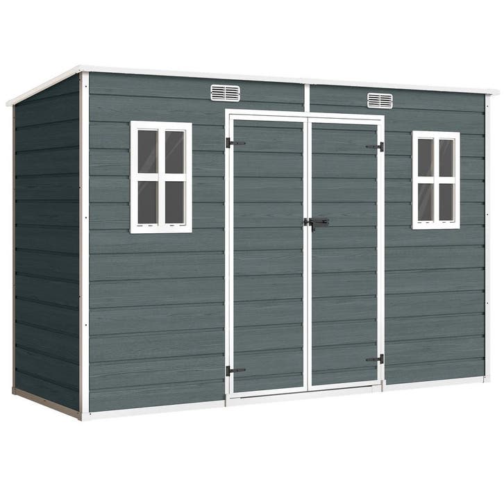 Tuinhuis 3,2m², Tuinschuur Met Zadeldak, 303x123x197cm Met R, Tuin en Terras, Planten | Bomen, Verzenden