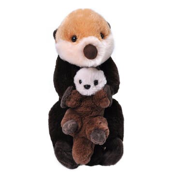Wild Republic zeeotter knuffel - pluche - 36 cm - bruin, Verzenden, Nieuw