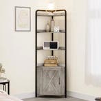 Hoekkast met Deur en 5 Planken Boerderijstijl, Verzenden, Nieuw