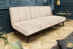 Design slaapbank PETIT BEAUTE 180cm champagne fluweel 3-zits, Huis en Inrichting, Ophalen of Verzenden, Nieuw