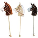 Pluchen Stokpaard met Geluid 97 cm Assorti (Speelgoed), Verzenden, Nieuw