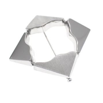Witgouden design broche, Ophalen of Verzenden, Gebruikt, Goud, Goud