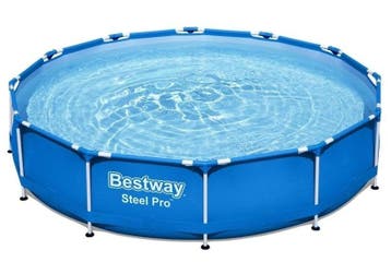 Steel Pro Zwembad 366 | 76cm Hoog | Laatste Stuks!, Tuin en Terras, Zwembaden, Minder dan 80 cm, Rond, Ophalen of Verzenden, Opzetzwembad