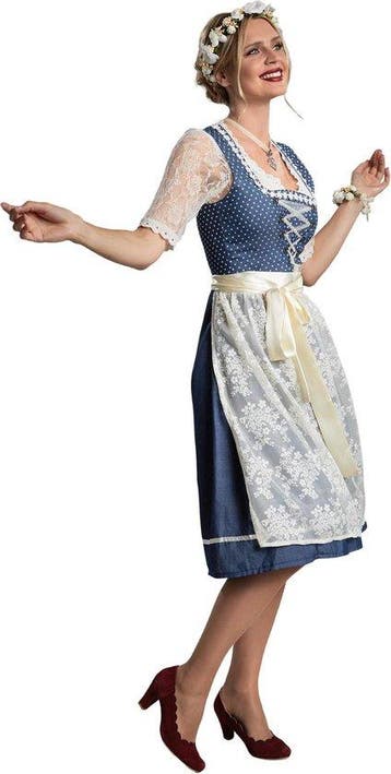 2dekans | Dressforfun Midi-Dirndl Kleinwalsertal model 2 M -, Ophalen of Verzenden, Zo goed als nieuw