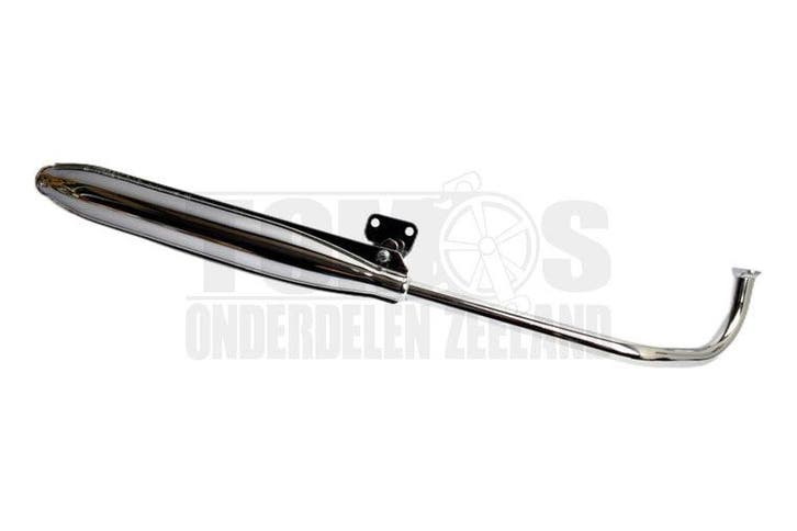 Tomos Uitlaat 22mm Tecno Speedy standaard chroom Euro2 vo..., Fietsen en Brommers, Brommeronderdelen | Algemeen, Nieuw, Ophalen of Verzenden
