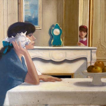 Yves Ganne (1931-2019) - Le coquillage : Imagine la mer