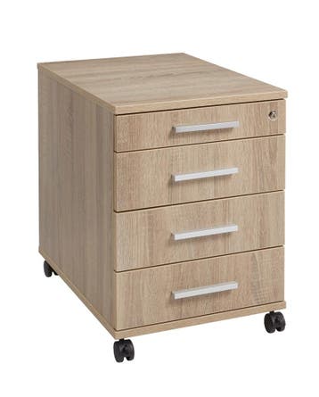 Rechthoek bureau Executive, 210 x 90 cm, midden eiken, Overige plaatsen, Ophalen of Verzenden, Nieuw in verpakking, Bureau