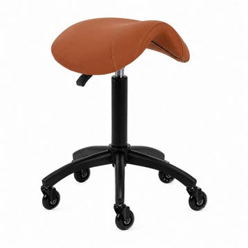 Gabbiano Kapperskruk Bruin – Ergonomische Zadelkruk met, Ophalen of Verzenden