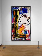 Luc Mora - Miss Abstract Blue Pansy - XXL