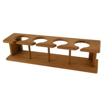 Teak Wijnglazenrek - 4 glazen, Watersport en Boten, Accessoires en Onderhoud, Ophalen of Verzenden, Nieuw