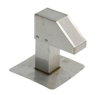 Dakdoorvoer | RVS | 8x8 cm | 1 uitgang, Verzenden, Nieuw in verpakking