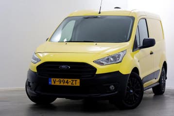Ford Transit Connect 1.5 EcoBlue 100pk L1 Airco/Schuifdeur 6, Gebruikt, Euro 6, Geel, Dealer onderhouden