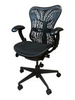 1250x Herman Miller Mirra Bureaustoelen - Incl. Garantie!, Verzenden, Zwart, Zo goed als nieuw, Bureaustoel