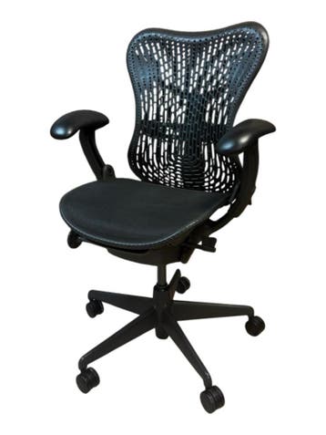 1250x Herman Miller Mirra Bureaustoelen - Incl. Garantie!, Verzenden, Zwart, Zo goed als nieuw, Bureaustoel
