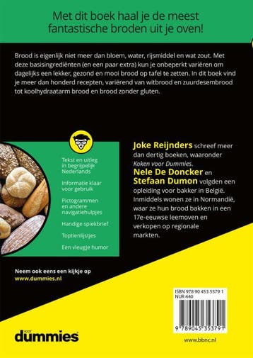 Brood bakken voor dummies 9789045353791 Joke Reijnders, Verzenden, Gelezen, Joke Reijnders