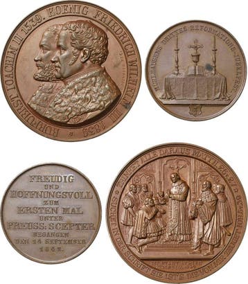 Brons medaille 1839 Reformation-ereignisse en Jubilaeen, Verzenden