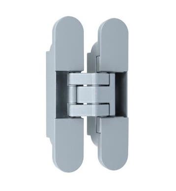 Onzichtbare scharnier 3D verstelbaar 120x24mm mat chroom, Verzenden, Nieuw