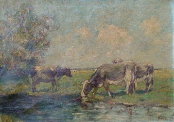 Jacobus Doeser (1884-1970) - Koeienlandschap