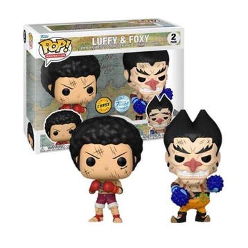 Funko Pop  One Piece  Luffy & Foxy 2Pack SE  CHASE, Verzamelen, Poppetjes en Figuurtjes, Verzenden, Nieuw