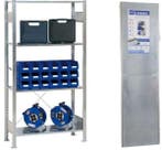 verzinkt opbergrek | 1000x500x(h)2000mm | 4 niveaus, Verzenden, Nieuw in verpakking