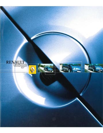 2002 RENAULT TWINGO BROCHURE NEDERLANDS, Boeken, Nieuw, Renault, Author