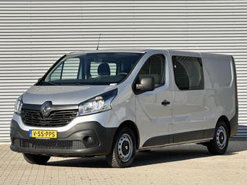 Renault Trafic 1.6 dCi L2H1 DC Dubble cabine MARGE BTW VRIJ, Stof, Gebruikt, Euro 6, Renault