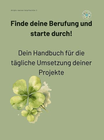 Finde Deine Berufung Und Starte Durch! | Sonja Paschirbe, Ophalen of Verzenden, Nieuw, Sonja Paschirbe