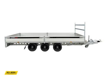 Henra Plateauwagen 453×222 3500Kg Tridem -, Auto diversen, Ophalen of Verzenden, Nieuw