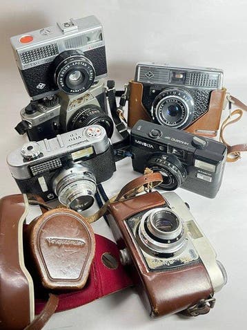 ADOX, Voigtländer, Minolta, Smena Lot of 5 x Vintage Film, Nieuw