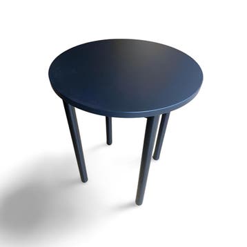 Bijzettafel rond zwart 45x45cm / 54cm hoog, gebruikt (als, Ophalen of Verzenden