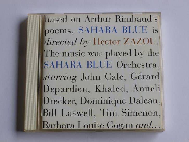 Hector Zazou - Sahara Blue, Cd's en Dvd's, Cd's | Pop, Zo goed als nieuw, Ophalen of Verzenden