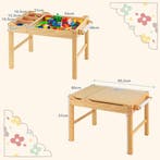 2dekans | Coast 2-in-1 Kindertafel Omkeerbaar Tafelblad –, Huis en Inrichting, Tafels | Eettafels, Ophalen of Verzenden, Zo goed als nieuw