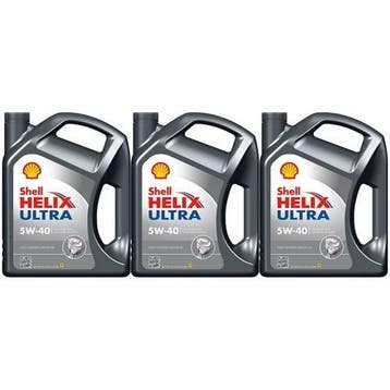 Shell Aanbieding: 3 X Helix Ultra 5W40 5L, Verzenden