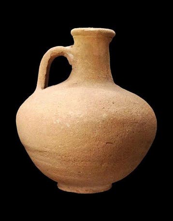 Oud-Romeins Terracotta - kruik met oor - Punische periode -