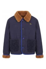 Bobo Choses Jas Meisjes in maat 122 Blauw, Verzenden, Zo goed als nieuw, Bobo Choses, Jongen of Meisje