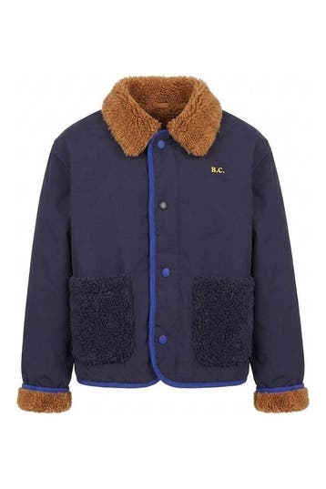 Bobo Choses Jas Meisjes in maat 122 Blauw, Verzenden, Zo goed als nieuw, Bobo Choses, Jongen of Meisje