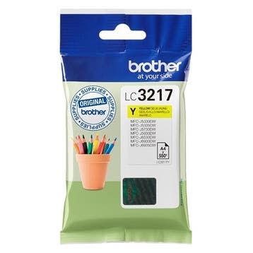 Brother LC-3217Y inktcartridge geel (origineel), Verzenden, Nieuw, Cartridge, Brother