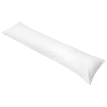 vidaXL Zijslaapkussen 40x145 cm wit, Verzenden, Nieuw, Wit