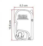 Fiamma F45S 350 Polar White-Royal Grey, Ophalen of Verzenden, Nieuw, Fiamma