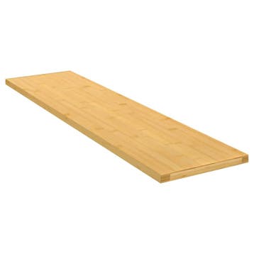 vidaXL Wandschap 80x20x1,5 cm bamboe, Verzenden, Nieuw