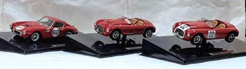 Hot Wheels 1:43 - Model raceauto (3) - Ferrari 166 MM -, Nieuw